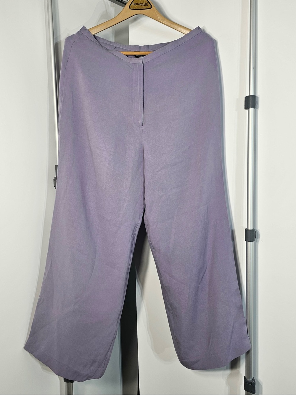 #302 Eileen Fisher Lavender Wide-Leg Pants – Size Small